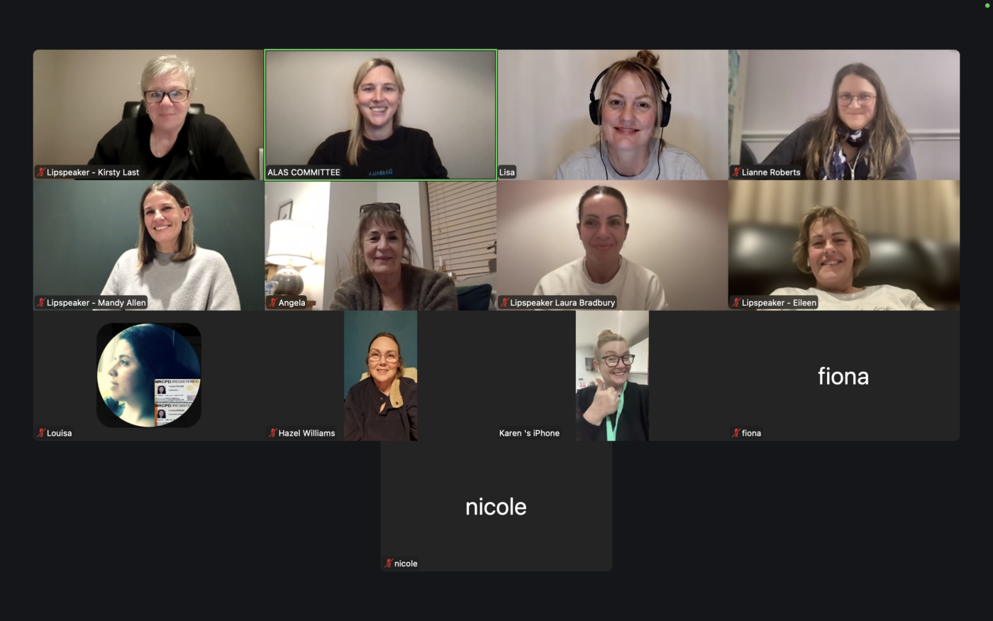 13 visible participants on a Zoom meeting.